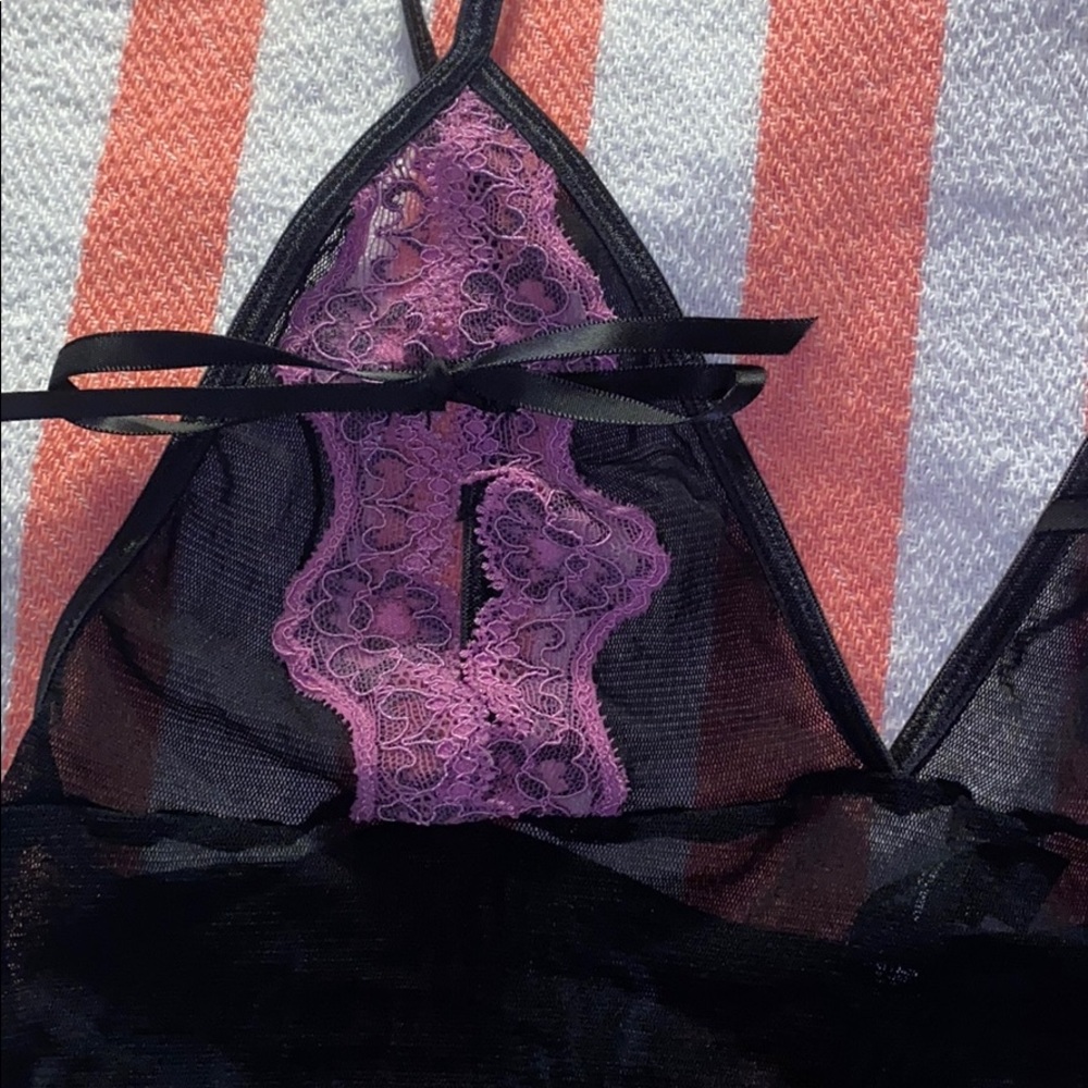 VS Sexy little things Black lingerie set SM - Picture 2 of 10